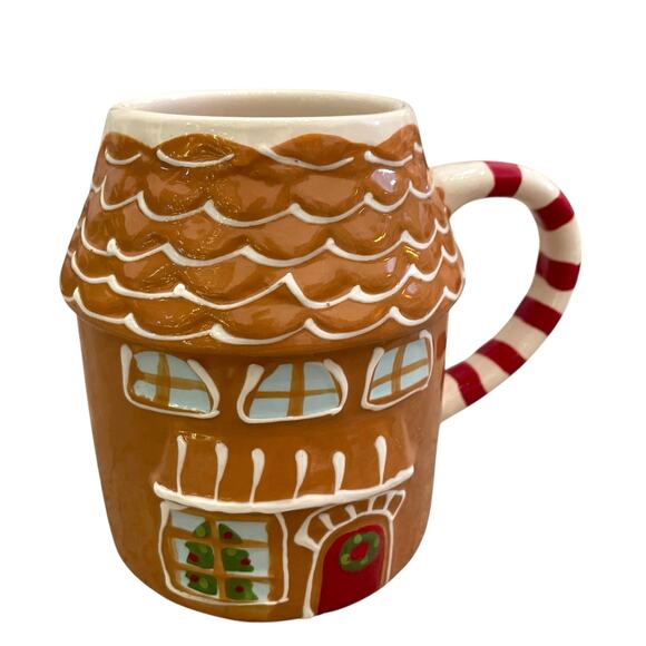 Target Wondershop Gingerbread House Mug 15oz Christmas 2024 Cocoa Coffee NEW - Picture 1 of 10